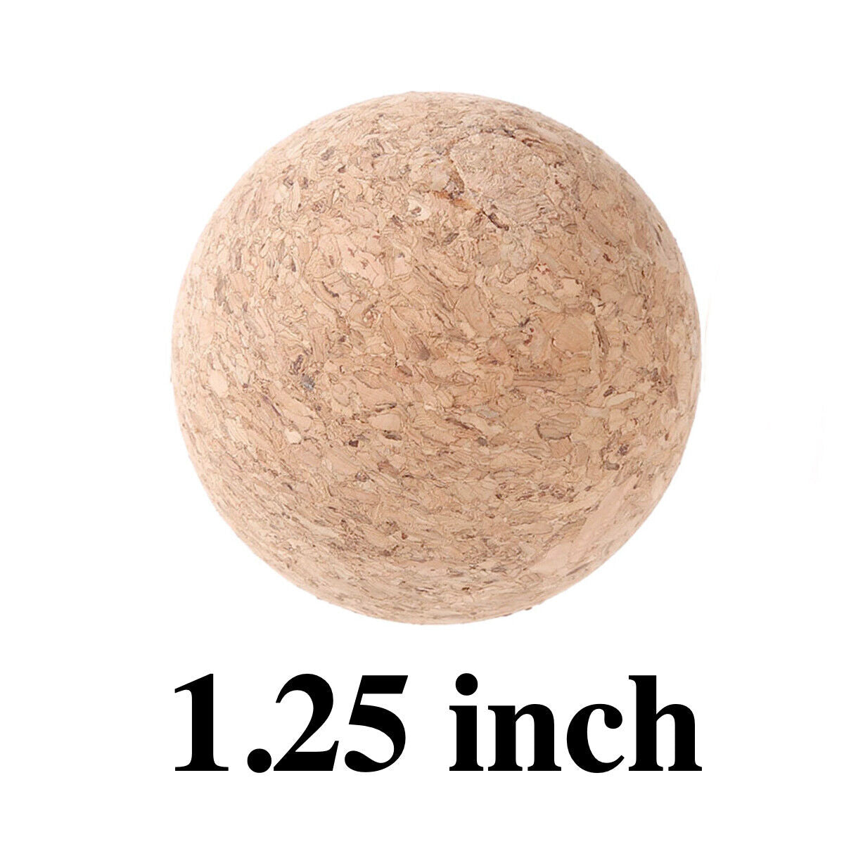 rebelFIN - 1-1/4 inch - Round Natural CORK BALL - Fishing Bobber Floa