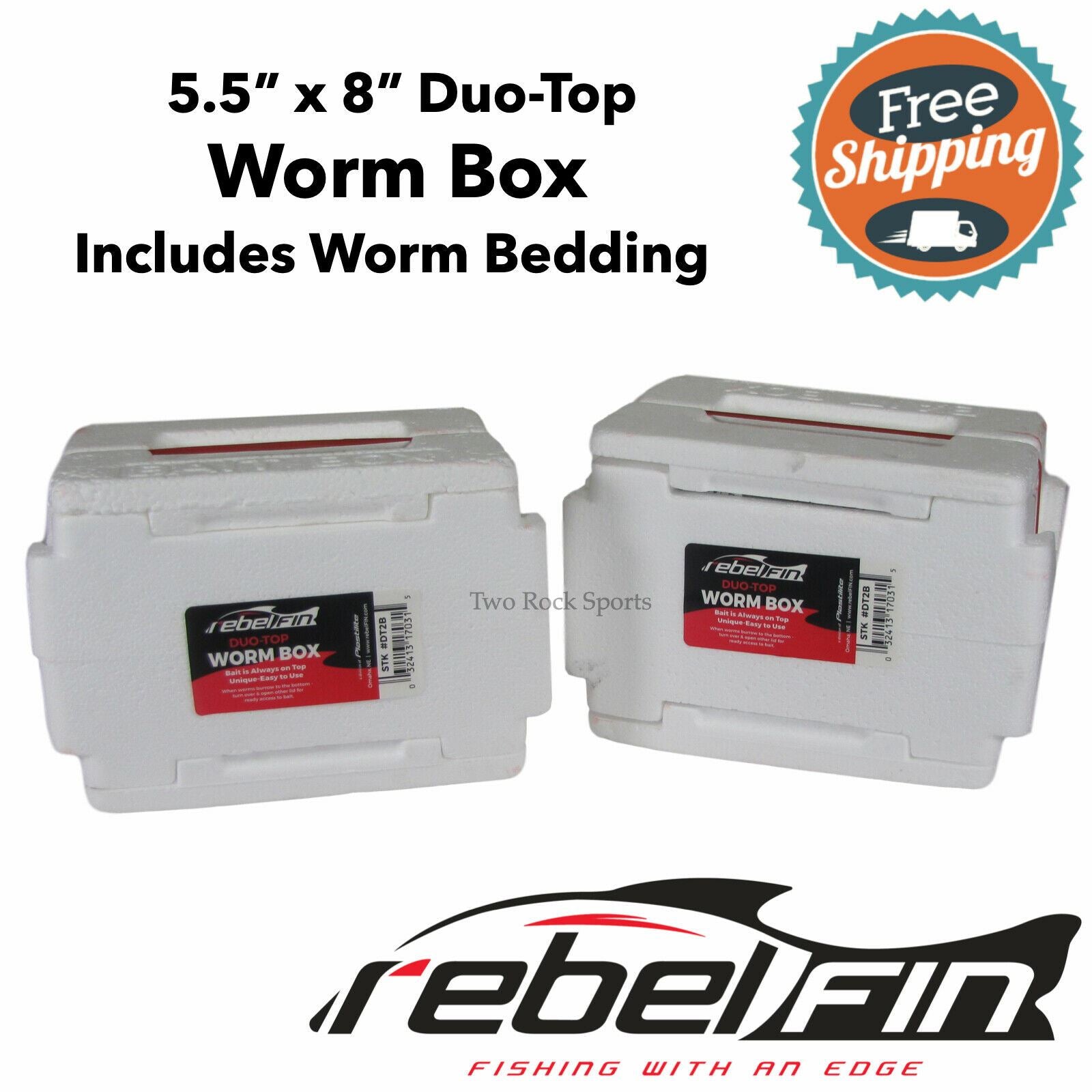 2-PACK - Duo-Top WORM BOX 2-PACK - Duo-Top WORM BOX
