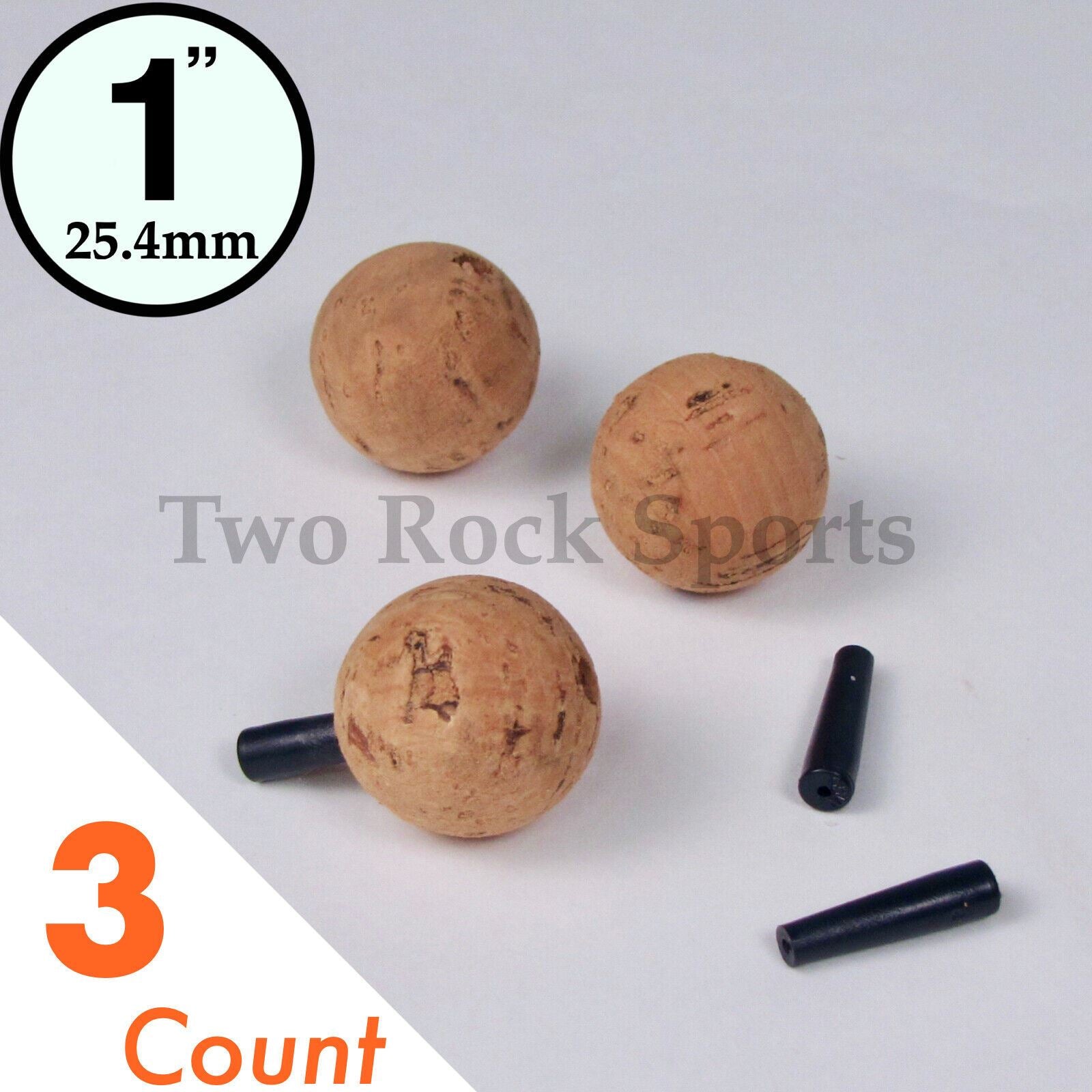 3 Doz 36 Vintage 1 Inch 1  Natural Cork ROUND Ball Fishing Floats Bobbers