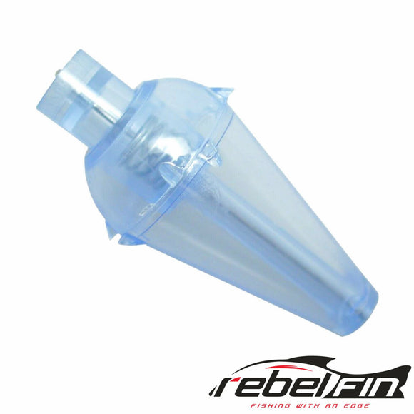 rebelFIN - 1 inch - SPIN BUBBLE FLOAT - Fishing Casting Water Bobber