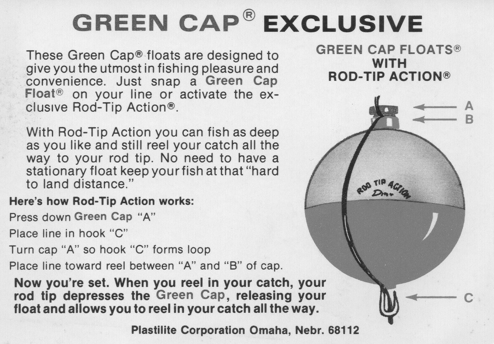 rebelFIN - 1.5 inch Round - GREEN CAPS - Fishing Bobber - Red & White –  Two Rock Sports